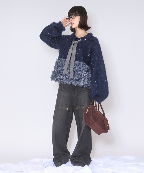 セール】loop knit polo / ループニットポロ（ニット/セーター）｜loin