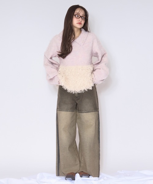 セール】loop knit polo / ループニットポロ（ニット/セーター）｜loin