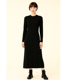 riruriru（リルリル）の「ロングジャージーワンピース（ワンピース）」