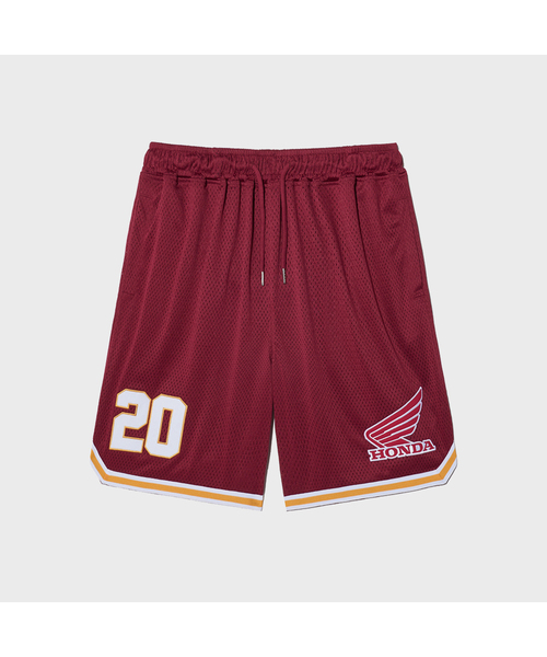 PHYPS MOTORCYCLE(フィップスモーターサイクル)の「Lip Mesh Jersey Shorts Red(その他パンツ・レディース・その他・SMALL/MEDIUM/LARGE/X-LARGE)」の1枚目の写真