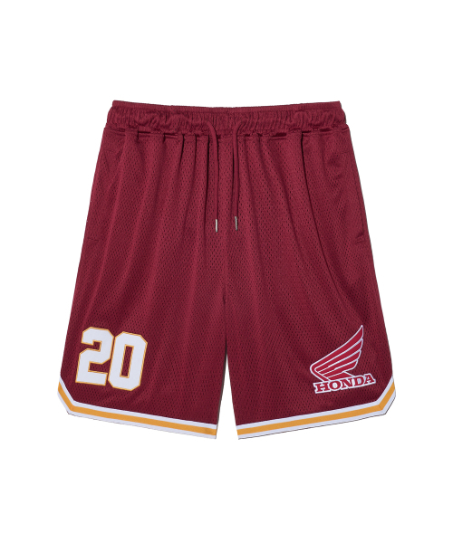 PHYPS MOTORCYCLE(フィップスモーターサイクル)の「Lip Mesh Jersey Shorts Red(その他パンツ・レディース・その他・SMALL/MEDIUM/LARGE/X-LARGE)」の2枚目の写真