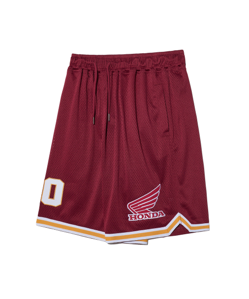 PHYPS MOTORCYCLE(フィップスモーターサイクル)の「Lip Mesh Jersey Shorts Red(その他パンツ・レディース・その他・SMALL/MEDIUM/LARGE/X-LARGE)」の3枚目の写真