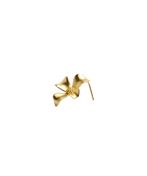 LOVE POMME POMME(ラブポムポム)の「Metal Flower Pierce(ピアス(両耳用)・レディース・ゴールド・ONESIZE)」の3枚目の写真