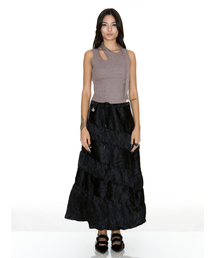 CANCAN LONG SKRIT WITH SEASHELL