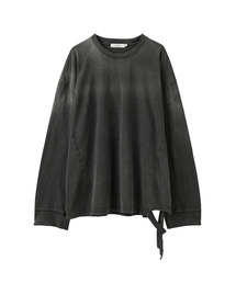 AREUBAN（アルバン）の「スピアエローズ ロングスリーブ_エターナルブラック（Tシャツ/カットソー）」