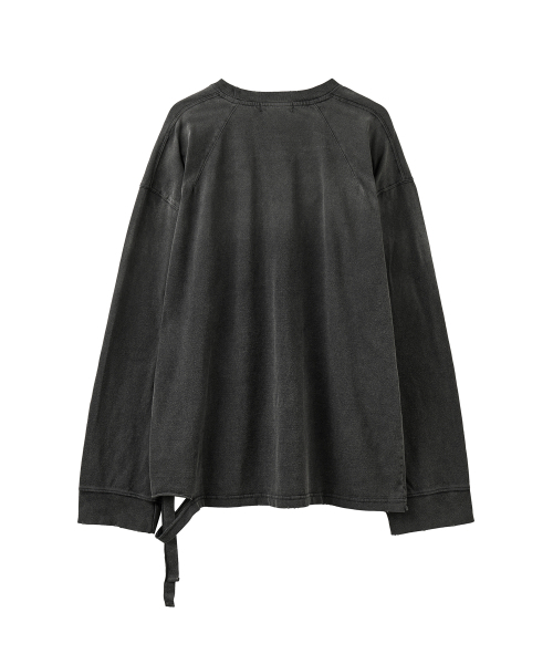 AREUBAN（アルバン）の「スピアエローズ ロングスリーブ_エターナルブラック（Tシャツ/カットソー・メンズ・チャコールグレー・2/3）」の2枚目の写真