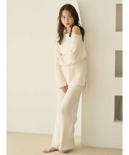 セール】リボンセットアップ（ルームウェア/パジャマ）｜SNIDEL HOME