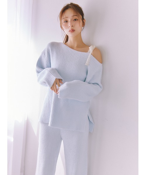 セール】リボンセットアップ（ルームウェア/パジャマ）｜SNIDEL HOME