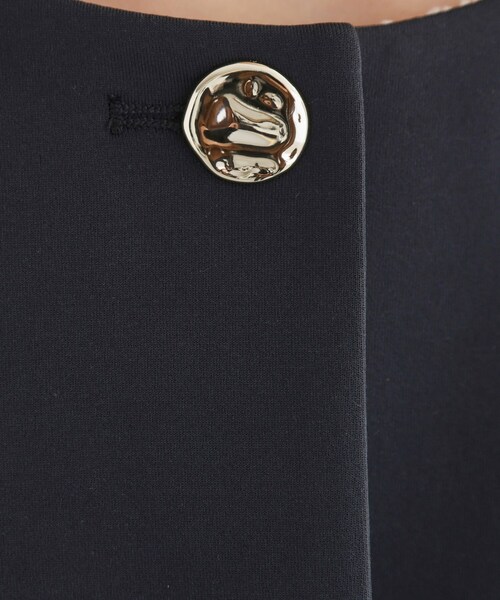 THE SHOP TK (ザ ショップ ティーケー )の「【通勤・セレモニー】ノーカラーダンボールジャケット(ノーカラージャケット・レディース・アイボリー/ネイビー・12/13)」の13枚目の写真