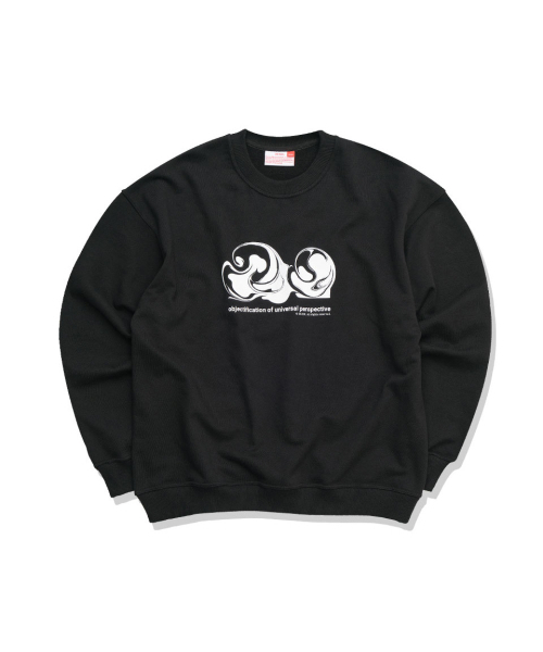 261EUI（261イーユーアイ）の「CIRCLE MARBLING SWEATSHIRT BLACK（スウェット・メンズ・その他・1/2）」の2枚目の写真