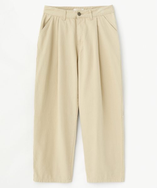 COFWI(コフウィー)の「ワイドツータックコットンポケットパンツベージュ(その他パンツ・メンズ・その他・1(S)/2(M)/3(L))」の2枚目の写真