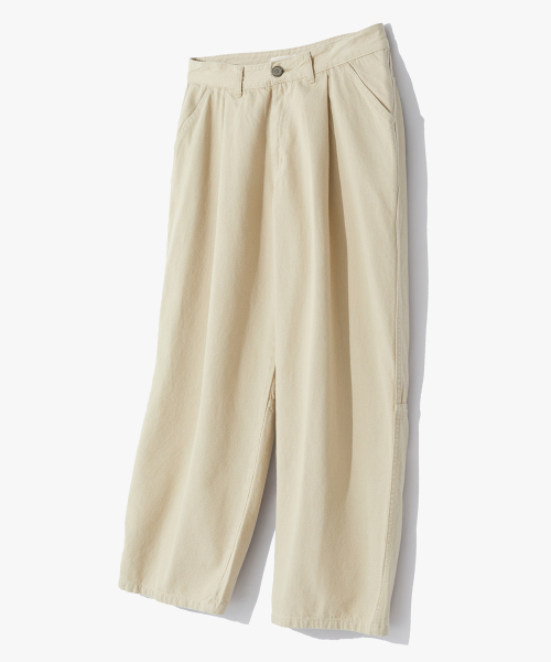COFWI(コフウィー)の「ワイドツータックコットンポケットパンツベージュ(その他パンツ・メンズ・その他・1(S)/2(M)/3(L))」の4枚目の写真