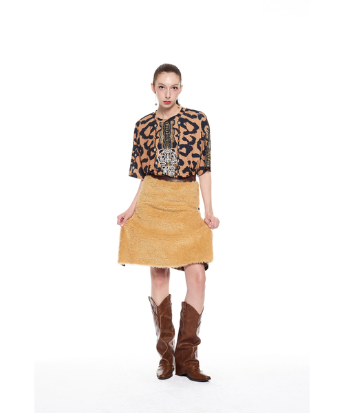 GREEDILOUS(グリディアス)の「Leopard A-line Skirt(スカート・レディース・その他・S/M/L/XS)」の5枚目の写真