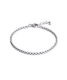 JBANS CLASSIC（ジェイバンスクラシック）の「14 Double Link Soft Chain Bracelet (C2503AC1288_SV)（ブレスレット・レディース）」