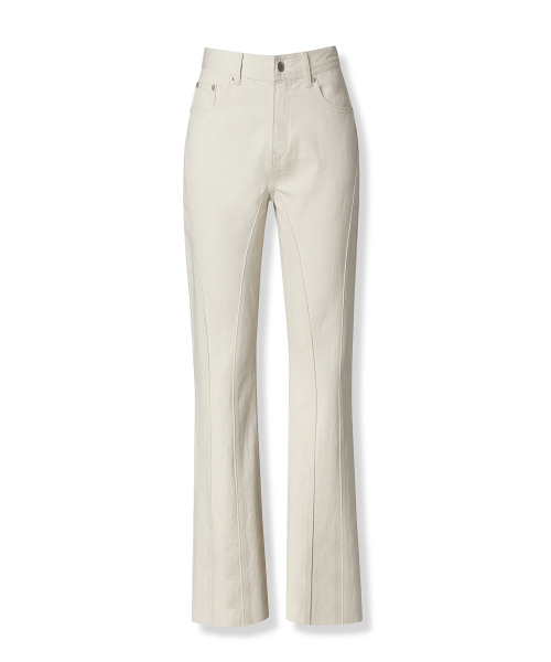 AVANDRESS（アバンドレス ）の「Thin Bootscut Pants ASH GREY（デニムパンツ・レディース・ライトグレー・MEDIUM/SMALL/LARGE）」の6枚目の写真