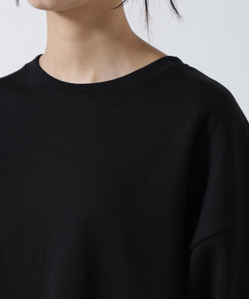 DISCOVERED(ディスカバード)の「DISCOVERED(ディスカバード) 別注 CROCHET SLEEVE SWEAT(ニット/セーター・レディース・ホワイト/ブラック・F)」の12枚目の写真