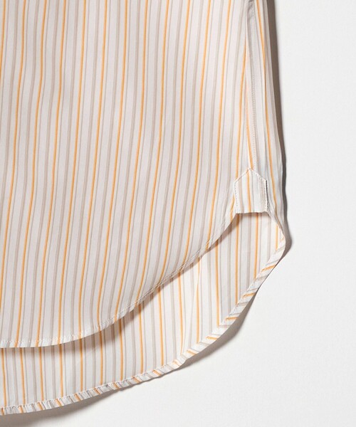 UNITED ARROWS(ユナイテッドアローズ)の「ALBINI オルタネートストライプ ラウンド レギュラーカラーシャツ(シャツ/ブラウス・メンズ・オレンジ・39cm/41cm/38cm/40cm)」の3枚目の写真