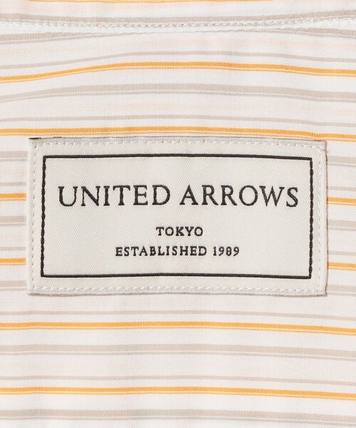 UNITED ARROWS(ユナイテッドアローズ)の「ALBINI オルタネートストライプ ラウンド レギュラーカラーシャツ(シャツ/ブラウス・メンズ・オレンジ・39cm/41cm/38cm/40cm)」の5枚目の写真