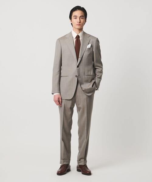 UNITED ARROWS(ユナイテッドアローズ)の「ALBINI オルタネートストライプ ラウンド レギュラーカラーシャツ(シャツ/ブラウス・メンズ・オレンジ・39cm/41cm/38cm/40cm)」の10枚目の写真