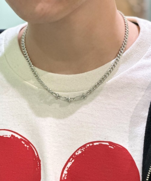 MILKBOY（ミルクボーイ）の「SPIKEY NECK チェーン（ネックレス・レディース・A・FREE）」の6枚目の写真