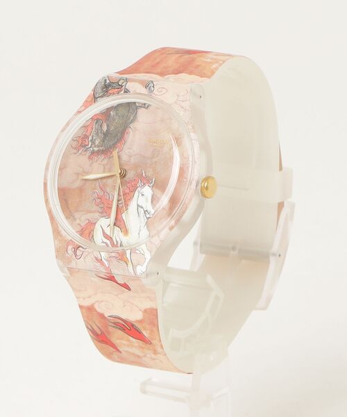 SWATCH(スウォッチ)の「【干支モデル】RIDING THE CLOUDS(アナログ腕時計・レディース・クリア・FREE)」の5枚目の写真