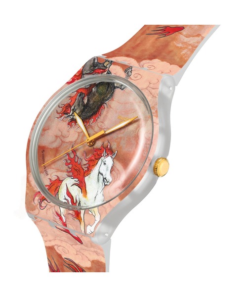 SWATCH(スウォッチ)の「【干支モデル】RIDING THE CLOUDS(アナログ腕時計・レディース・クリア・FREE)」の3枚目の写真