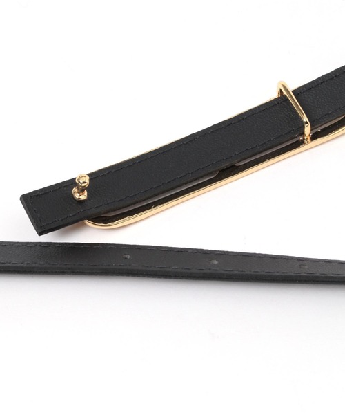 Elura（エルーラ）の「オーバルバックル細ベルト/643005（ベルト・レディース・ベージュ/ホワイト/ブラック・ONE SIZE）」の9枚目の写真