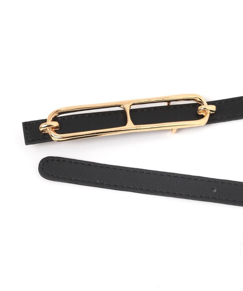 Elura（エルーラ）の「オーバルバックル細ベルト/643005（ベルト・レディース・ベージュ/ホワイト/ブラック・ONE SIZE）」の10枚目の写真