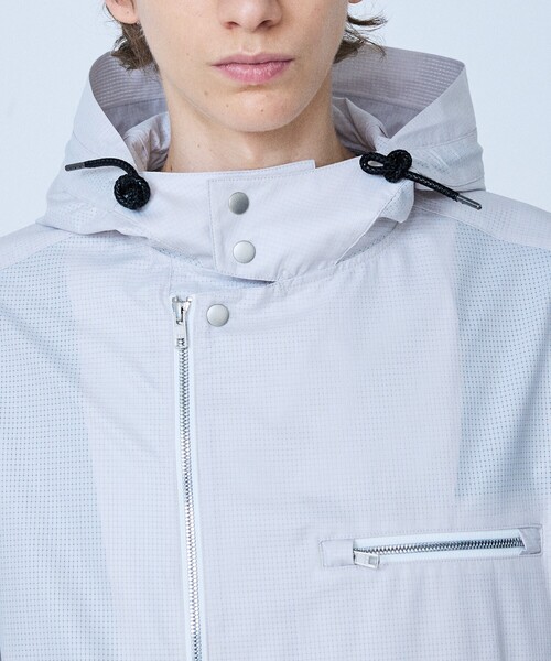 5351 POUR LES HOMMES（ゴーサンゴーイチプールオム）の「【Cool Dots 】ライダース ブルゾン（ブルゾン・メンズ・ブラック/オフホワイト・50/48/46/44）」の8枚目の写真