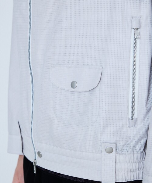 5351 POUR LES HOMMES（ゴーサンゴーイチプールオム）の「【Cool Dots 】ライダース ブルゾン（ブルゾン・メンズ・ブラック/オフホワイト・50/48/46/44）」の10枚目の写真