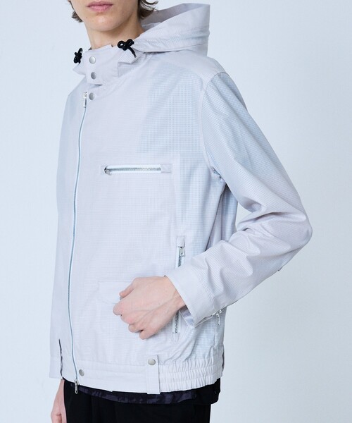 5351 POUR LES HOMMES（ゴーサンゴーイチプールオム）の「【Cool Dots 】ライダース ブルゾン（ブルゾン・メンズ・ブラック/オフホワイト・50/48/46/44）」の12枚目の写真