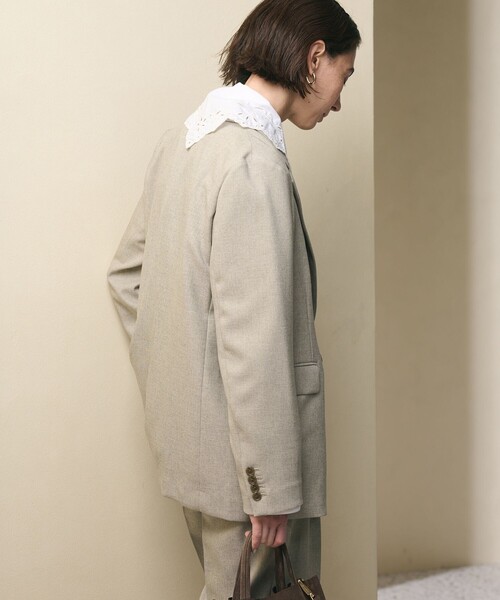 BEAUTY&YOUTH UNITED ARROWS（ビューティーアンドユースユナイテッドアローズ）の「エンブロイダリーカラー シャツ（シャツ/ブラウス・レディース・ライム/ホワイト・FREE）」の7枚目の写真