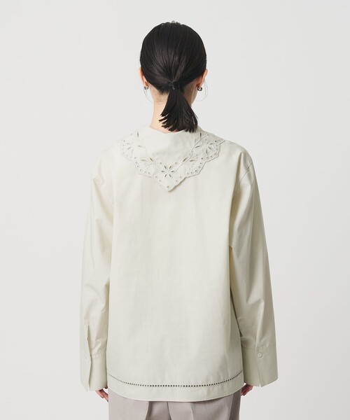 BEAUTY&YOUTH UNITED ARROWS（ビューティーアンドユースユナイテッドアローズ）の「エンブロイダリーカラー シャツ（シャツ/ブラウス・レディース・ライム/ホワイト・FREE）」の16枚目の写真