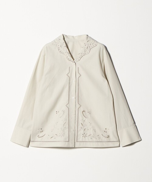 BEAUTY&YOUTH UNITED ARROWS（ビューティーアンドユースユナイテッドアローズ）の「エンブロイダリーカラー シャツ（シャツ/ブラウス・レディース・ライム/ホワイト・FREE）」の17枚目の写真