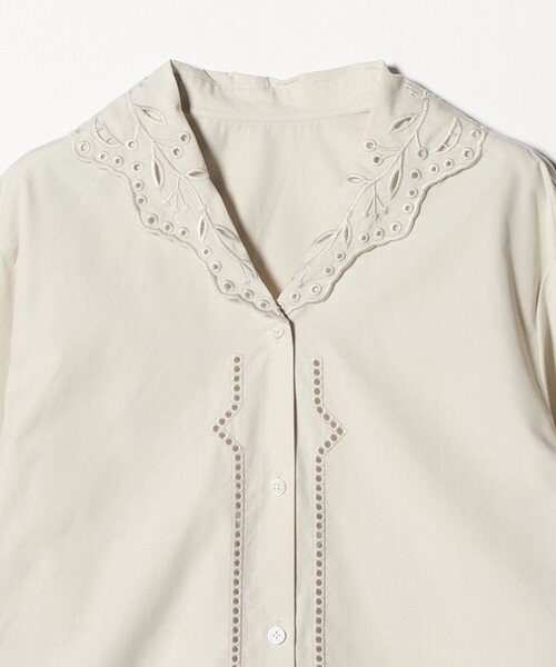 BEAUTY&YOUTH UNITED ARROWS（ビューティーアンドユースユナイテッドアローズ）の「エンブロイダリーカラー シャツ（シャツ/ブラウス・レディース・ライム/ホワイト・FREE）」の19枚目の写真