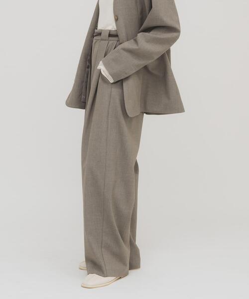 KBF（ケイビーエフ）の「『2サイズ展開』ベルトSETスラックス（その他パンツ・レディース・ブラウン系その他/グレー系その他・36/38）」の12枚目の写真