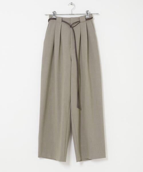 KBF（ケイビーエフ）の「『2サイズ展開』ベルトSETスラックス（その他パンツ・レディース・ブラウン系その他/グレー系その他・36/38）」の8枚目の写真