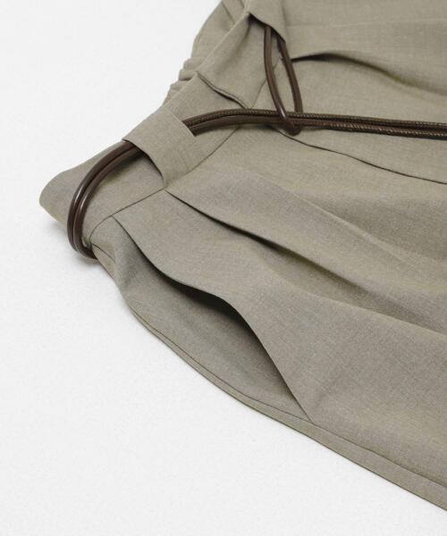 KBF（ケイビーエフ）の「『2サイズ展開』ベルトSETスラックス（その他パンツ・レディース・ブラウン系その他/グレー系その他・36/38）」の3枚目の写真