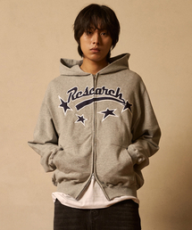 FDR（エフディーアール）の「Star Logo Crack Hoodie M.Gray（パーカー）」