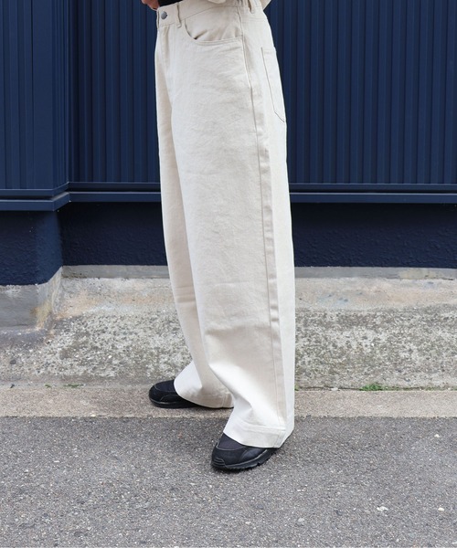 ATELANE(アテレーン)の「ATELANE / 11.5oz デニム 5Pパンツ(デニムパンツ・メンズ・ブラック/ネイビー/アイボリー・LARGE/X-LARGE/MEDIUM)」の15枚目の写真