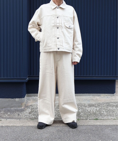ATELANE(アテレーン)の「ATELANE / 11.5oz デニム 5Pパンツ(デニムパンツ・メンズ・ブラック/ネイビー/アイボリー・LARGE/X-LARGE/MEDIUM)」の13枚目の写真