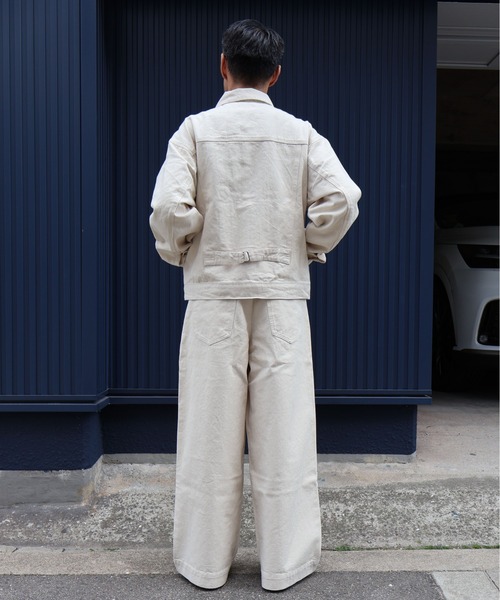 ATELANE(アテレーン)の「ATELANE / 11.5oz デニム 5Pパンツ(デニムパンツ・メンズ・ブラック/ネイビー/アイボリー・LARGE/X-LARGE/MEDIUM)」の17枚目の写真