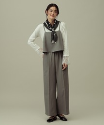 LAKOLE | 【セレモニー/卒入式にも】<多機能素材>パウダリーツイルサロペット / 638586(サロペット/オーバーオール)