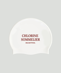 DELIGHTPOOL（ディライトプール）の「Chlorine Sommelier Swim Cap - White（スイムグッズ）」