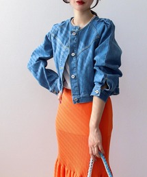 Three Four Time（スリーフォータイム）の「【dollupoops】デニムジャケット（デニムジャケット）」