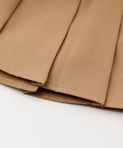 URBAN CHERRY(アーバンチェリー)の「【デイリーに使いやすい】プリーツスカート(インナーパンツ付き)(スカート・キッズ・ベージュ/ブラック・150cm/140cm/130cm/120cm/110cm)」の9枚目の写真