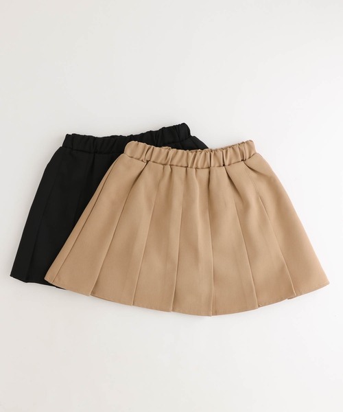 URBAN CHERRY(アーバンチェリー)の「【デイリーに使いやすい】プリーツスカート(インナーパンツ付き)(スカート・キッズ・ベージュ/ブラック・150cm/140cm/130cm/120cm/110cm)」の6枚目の写真