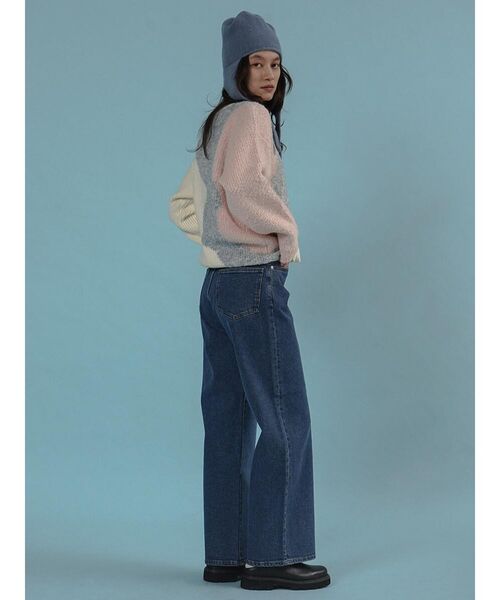 FIKA.(フィーカ)の「Wide-leg denim pants(デニムパンツ・レディース・ブルー系その他/ブルー・MEDIUM/SMALL)」の9枚目の写真