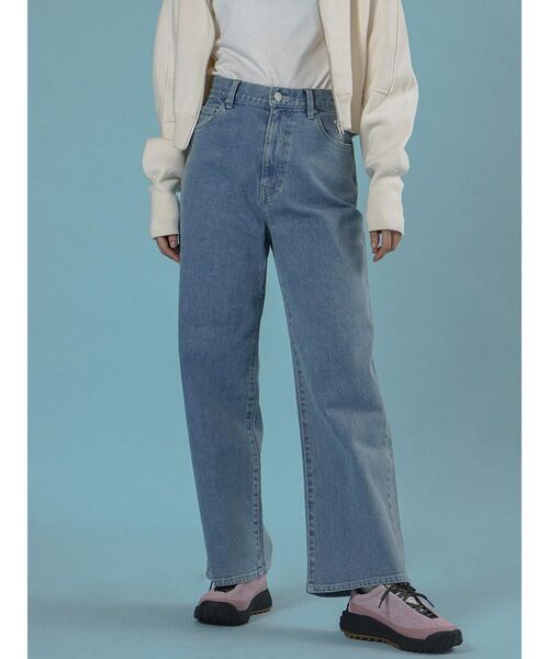 FIKA.(フィーカ)の「Wide-leg denim pants(デニムパンツ・レディース・ブルー系その他/ブルー・MEDIUM/SMALL)」の13枚目の写真