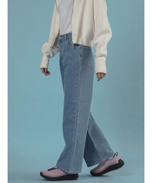 FIKA.(フィーカ)の「Wide-leg denim pants(デニムパンツ・レディース・ブルー系その他/ブルー・MEDIUM/SMALL)」の14枚目の写真